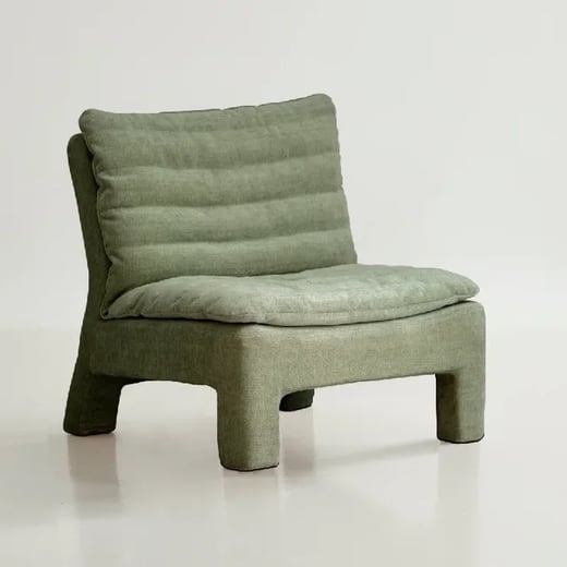 Silla sala Gio, 73 × 73 × 84. The maker’s own picture of it